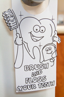 Brush and floss your teeth for good oral hygiene
