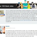 100 best jobs - dentist number 1 job of 2015